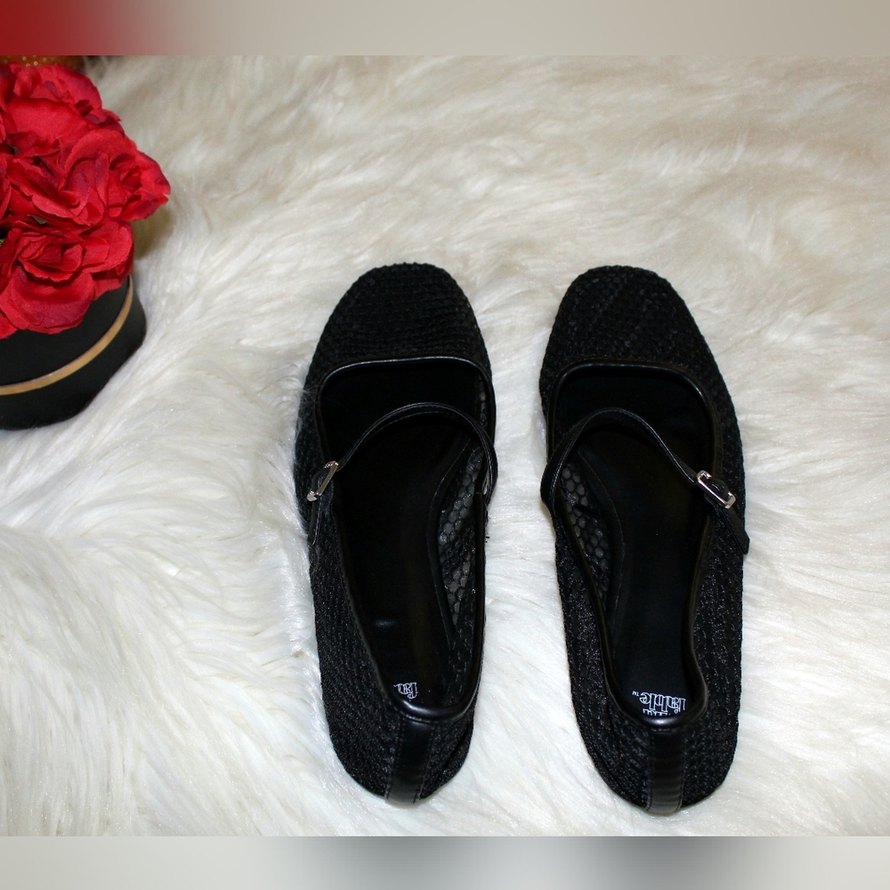 Wild Fable Women's 11 Black Mesh Memory Foam Ballet Flats - Picture 6 of 11